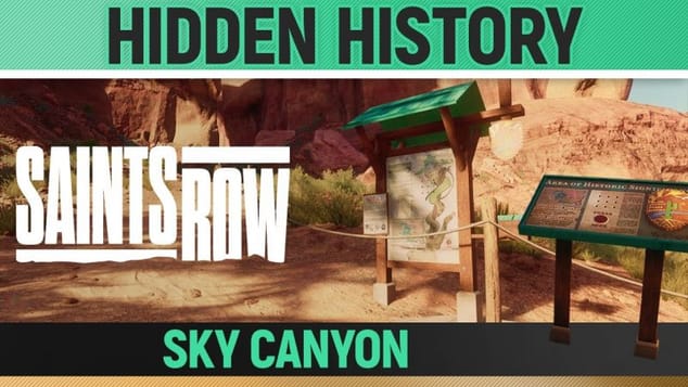 Saints Row - Hidden History - Sky Canyon 🏆 All 5 Points Guide