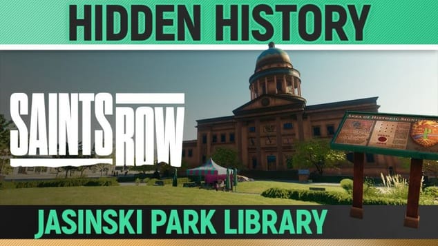 Saints Row - Hidden History - Jasinski Park Library 🏆 All 5 Points Guide