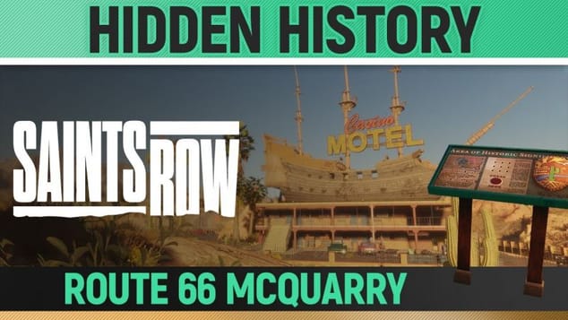 Saints Row - Hidden History - Route 66 McQuarry 🏆 All 5 Points Guide