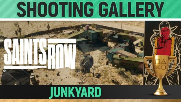 Saints Row - Shooting Gallery - Junkyard 🏆 All 15 Targets Guide