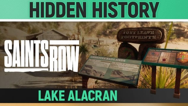 Saints Row - Hidden History - Lake Alacran 🏆 All 5 Points Guide