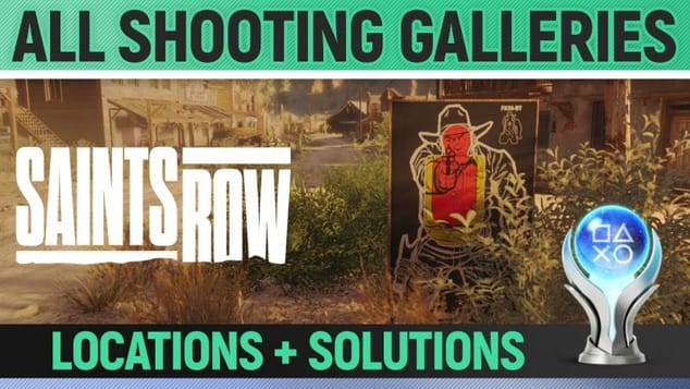 Saints Row - All 6 Shooting Gallery Locations & Solutions 🏆