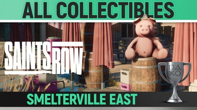 Saints Row - All Collectibles - Smelterville East 🏆 The Collector