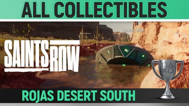 Saints Row - All Collectibles - Rojas Desert South 🏆 The Collector