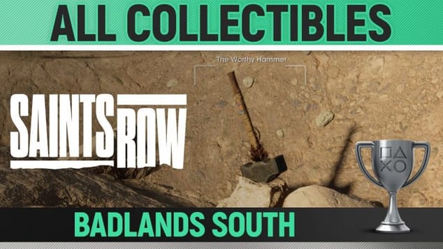 Saints Row - All Collectibles - Badlands South 🏆 The Collector