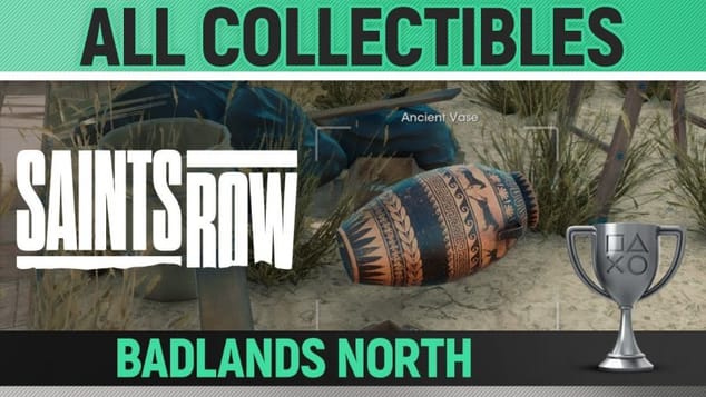 Saints Row - All Collectibles - Badlands North 🏆 The Collector