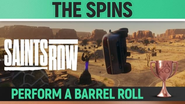 Saints Row - The Spins 🏆 How to perform a Barrel Roll