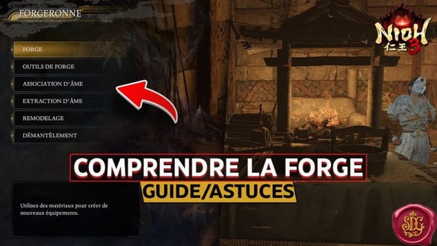 Nioh 3 : Guide – Tout comprendre à la forge en moins de 5 minutes ! FR