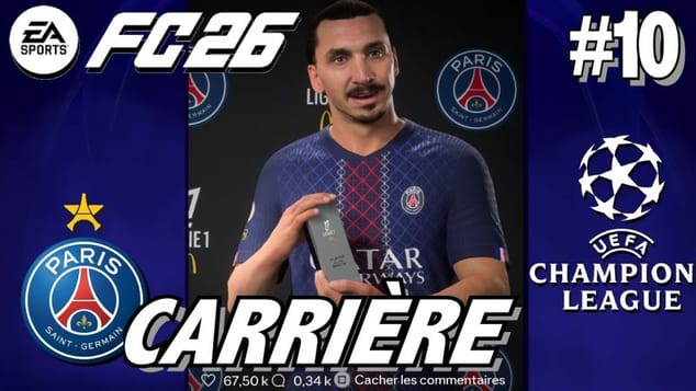 EA SPORT FC 26 MODE CARRIÈRE: CHOC DE LIGUE 1 LE 1er & LE 2ème S'AFFRONTE - ZLATAN & le PSG #10