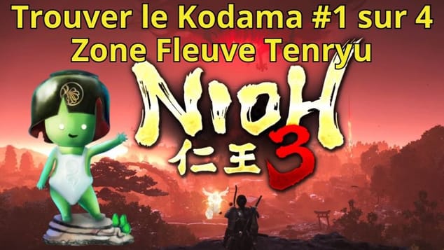 NIOH 3 Trouver le Kodama n° 1 sur 4 de la zone du Fleuve Tenryu. #nioh3 #soulslike