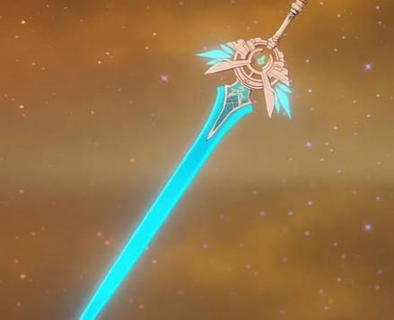 L'arme skyward sword dans le chronical banner version 6.4