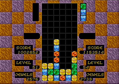 Columns..... Ou un Tetris plus mystique