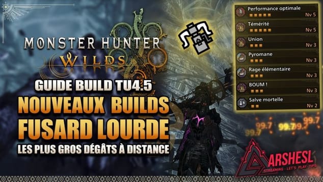 Les Meilleurs builds DPS pour la Fusarbalète Lourde pour la fin de Monster Hunter Wilds !