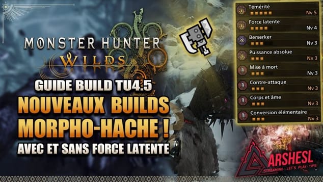 Les Meilleurs builds DPS Morpho-Hache pour la fin de Monster Hunter Wilds !
