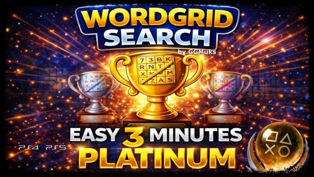 WordGrid Search - Super Easy & Fast Platinum Game - Trophy Guide