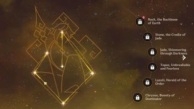 Constellations de Zhongli – Analyse complète (Genshin Impact)