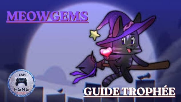 MEOWGEMS  guide trophée trophy guide   CROSSBUY