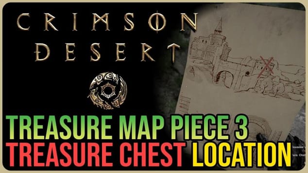 Hidden Treasure Map Piece 3 – Crimson Desert