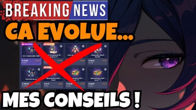 MISE A JOUR de la situation sur les sites de RECHARGE, Genshin Impact, Honkai et Zenless Zone Zéro