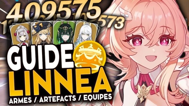 ELLE REND LE GÉO META ! | Guide LINNEA : Artéfacts, Teams & Armes ! | Genshin Impact