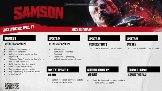 Samson prévoit un lancement sur consoles cet automne