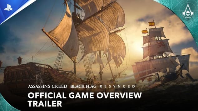 Assassin's Creed Black Flag Resynced - Bande-annonce d'aperçu du jeu - 4K | PS5 Pro