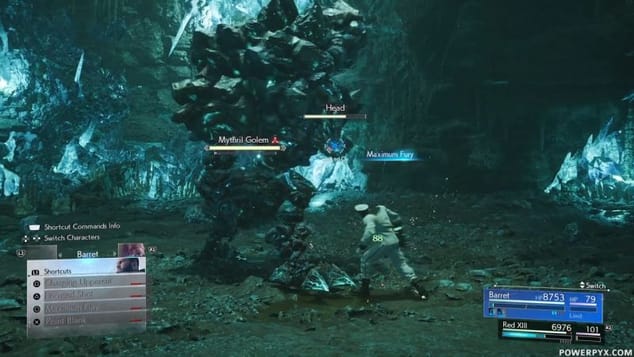 Final Fantasy 7 VII Rebirth - Mythril Golem Boss Fight (HARD DIFFICULTY)