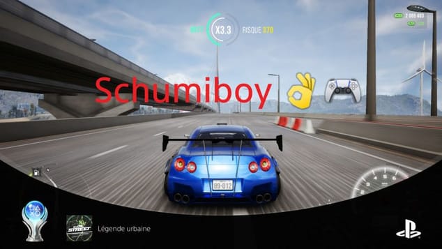 51e platine sur le jeu Car X Street!