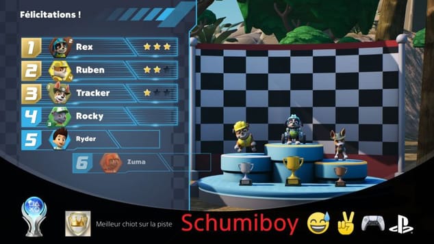 52e platine sur le jeu " Paw Patrol,la Pat'Patrouille Grand Prix"!!