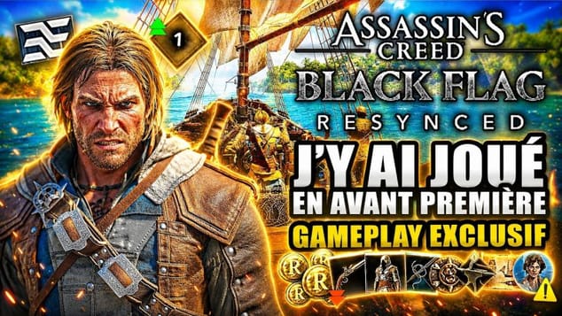 J'ai Joué à Assassin's Creed Black Flag RESYNCED en AVANT PREMIÈRE 🔥 (26 MIN DE GAMEPLAY  EXCLUSIF)