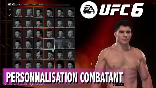 EA SPORTS UFC 6 - CRÉER / CRÉATION / PERSONNALISER COMBATTANT