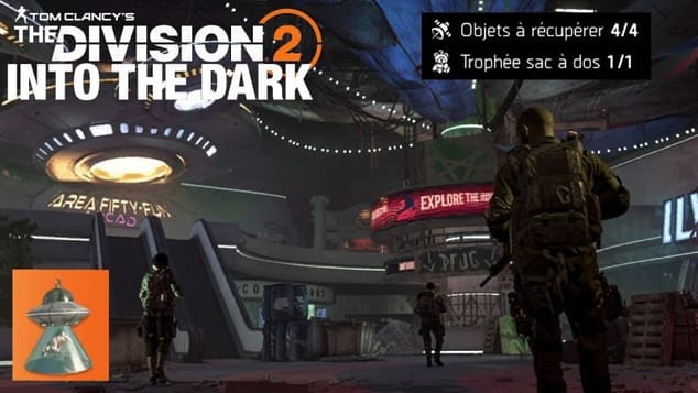 PLANQUE DE CONSPIRACY ZONE  Tous les Objets + Trophée + écho Affectation  - THE DIVISION 2