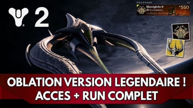 Destiny 2 FR : Oblation Légendaire / Mission Exo | Tuto Accès + Run complet à 3 ✔️