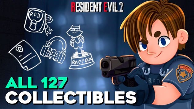 Resident Evil 2 Remake - All 127 Collectible Locations (All Safes, Upgrades, Files, Mr. Raccoons)