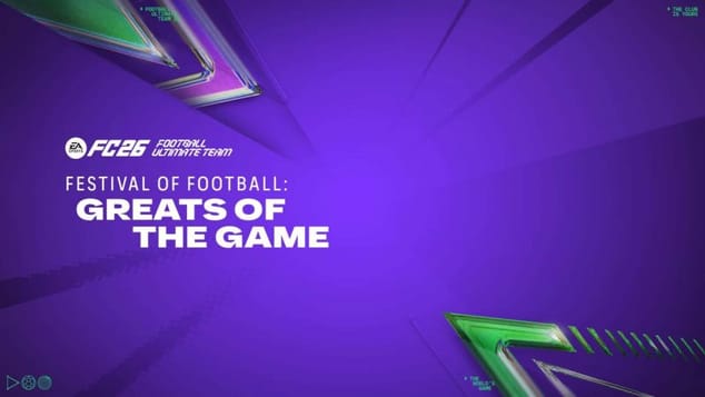 EA Sports FC 26 dévoile l'évènement Greats Of The Game