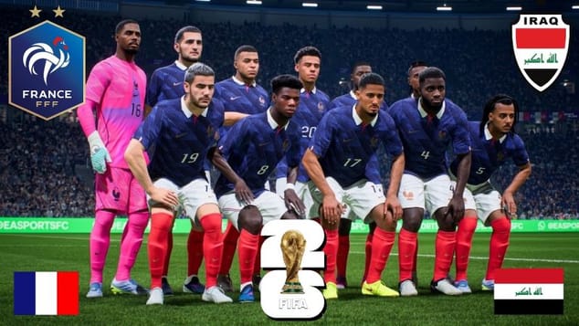 COUPE DU MONDE 2026: FRANCE - IRAK - EA FC 26 4K