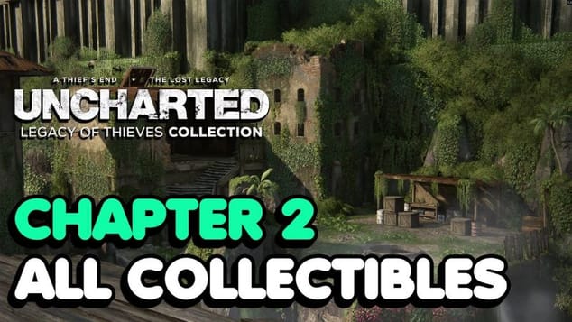 Uncharted 4 - Chapter 2 All Collectible Locations (All Treasures, Journal Entries, Notes...)