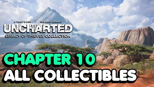 Uncharted 4 - Chapter 10 All Collectible Locations (All Treasures, Journal Entries, Notes...)