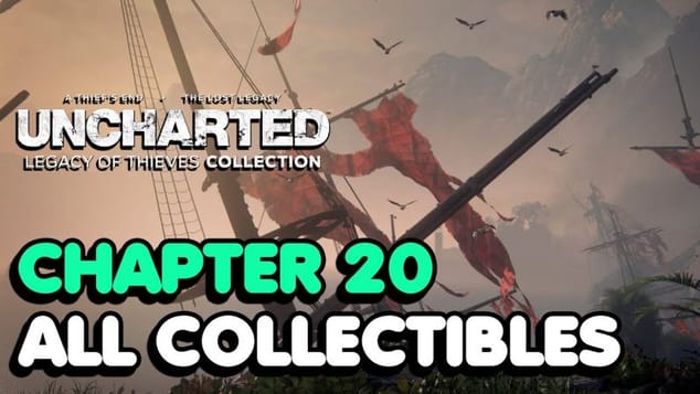 Uncharted 4 - Chapter 20 All Collectible Locations (All Treasures, Journal Entries, Notes...)