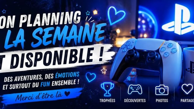 ✨️ Planning Stream Twitch 06 Juillet au 12 Juillet ✨️