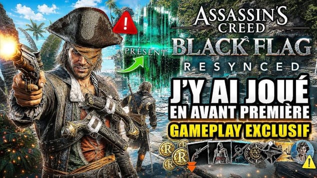 J'ai TERMINÉ Assassin's Creed Black Flag Resynced ! 22 Min de GAMEPLAY SANS SPOIL ! (Présent, Monde)