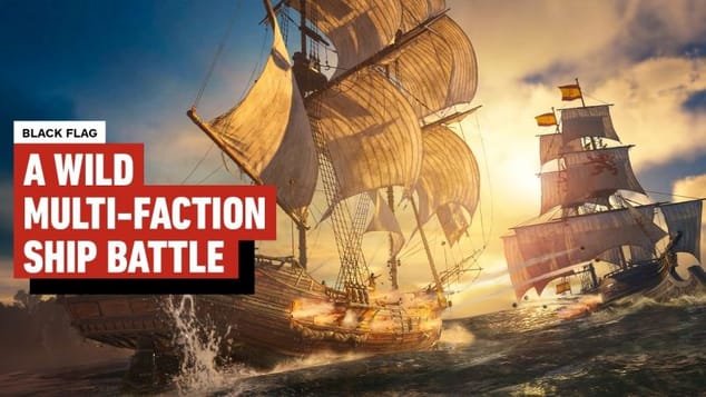 We Stumbled Upon a Wild Naval Conflict in Assassin's Creed: Black Flag Resynced