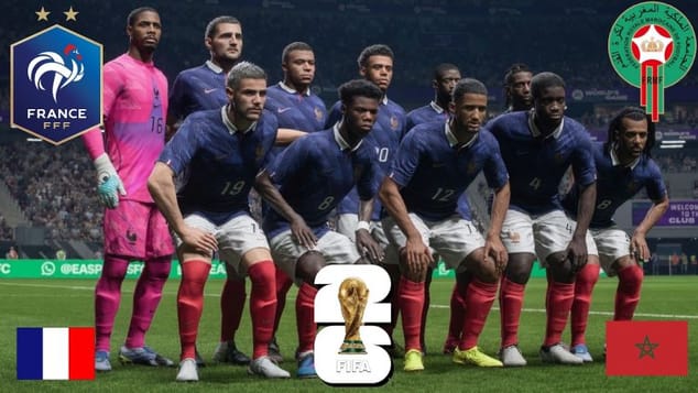 COUPE DU MONDE 2026: FRANCE - MAROC 1/4 DE FINALE EA FC 26 4K