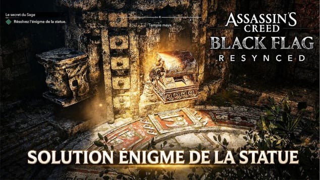 Assassin's Creed Black Flag Resynced : Solution de l'Énigme de la Statue (Le Secret du Sage) Soluce