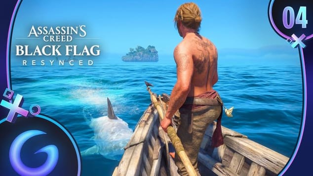 ASSASSIN'S CREED BLACK FLAG RESYNCED FR #4 : Attaque de Requin !