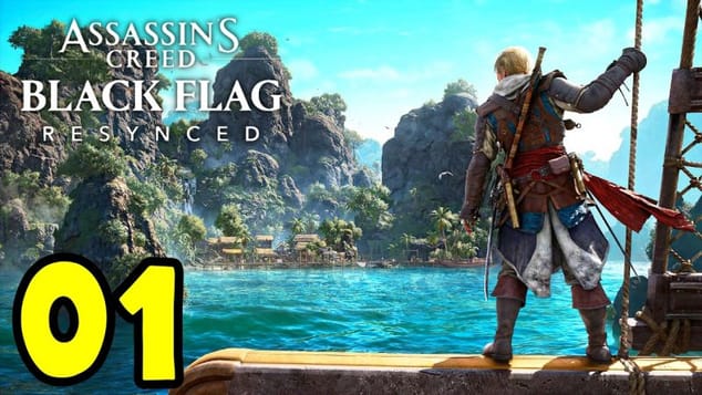 ASSASSIN'S CREED BLACK FLAG RESYNCED #1 - Le MEILLEUR de Pirate EVER est de Retour ! (LET'S PLAY FR)
