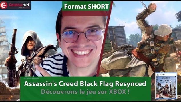 🏴‍☠️ [TEST LIVE FORMAT SHORT] Assassin's Creed Black Flag Resynced sur PS5, XBOX SERIES & PC !