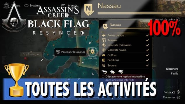 NASSAU - TOUS LES COLLECTIBLES / ACTIVITÉS - ASSASSIN'S CREED BLACK FLAG RESYNCED