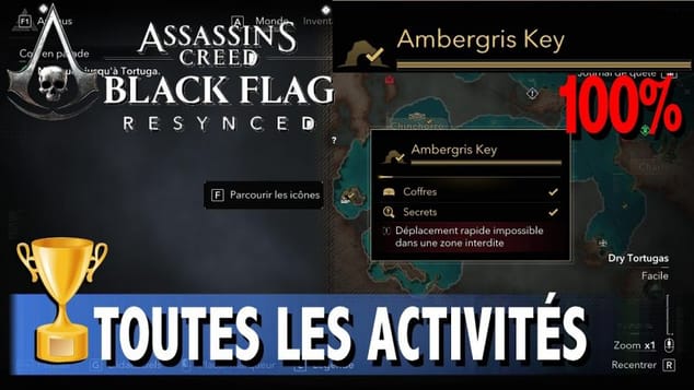 AMBERGRIS KEY - TOUS LES COLLECTIBLES / ACTIVITÉS - ASSASSIN'S CREED BLACK FLAG RESYNCED