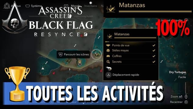 MATANZAS - TOUS LES COLLECTIBLES / ACTIVITÉS - ASSASSIN'S CREED BLACK FLAG RESYNCED